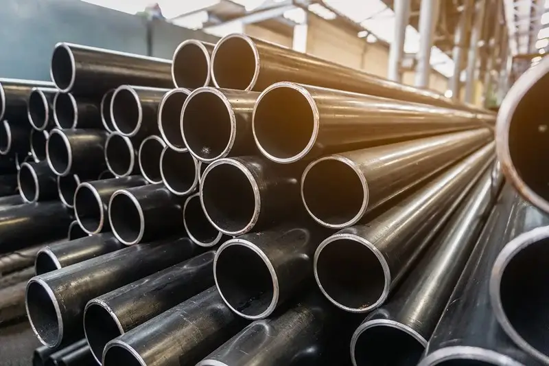 Stainless steel and aluminum materials used in industrial metal fabrication